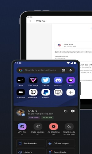 Opera beta app